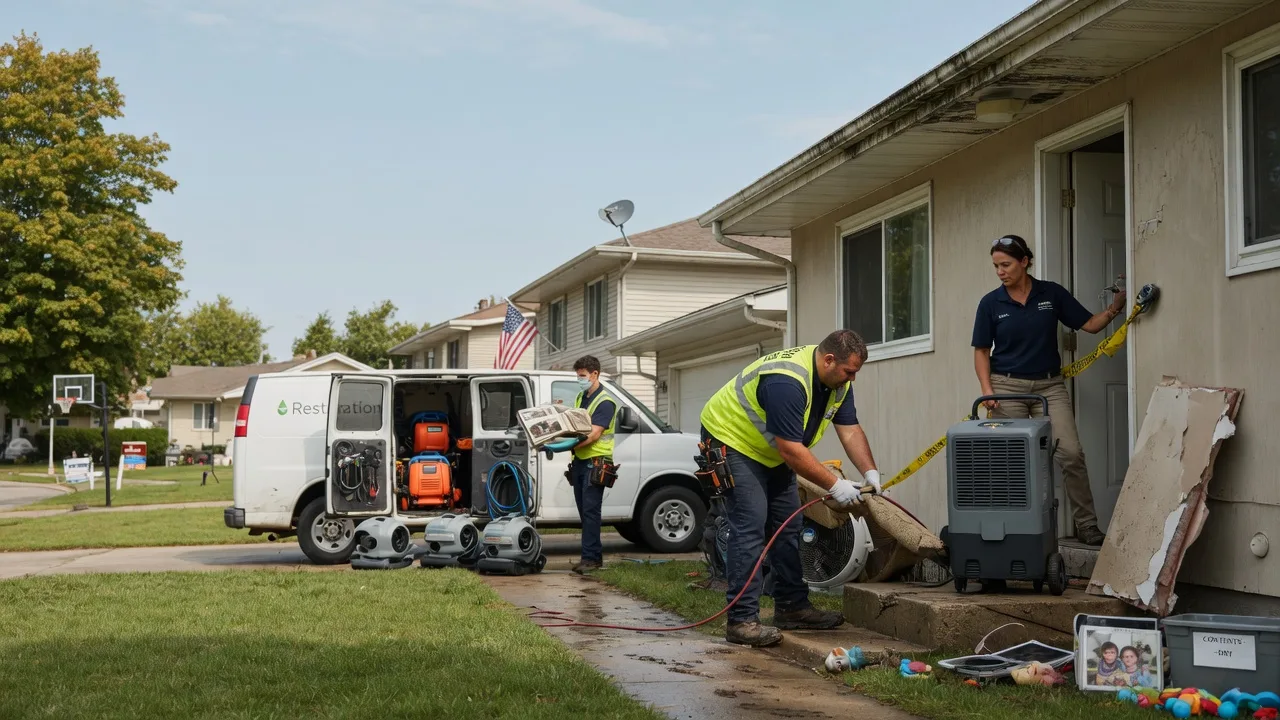 Water Damage Restoration in Winburne, PA near me